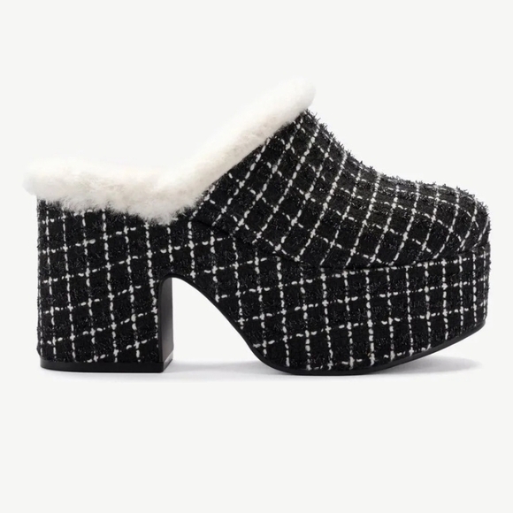 🖤🔹️ LARROUDE 🔹️Made In Brazil Miso Platform Lined Mules, black for women - Picture 3 of 9